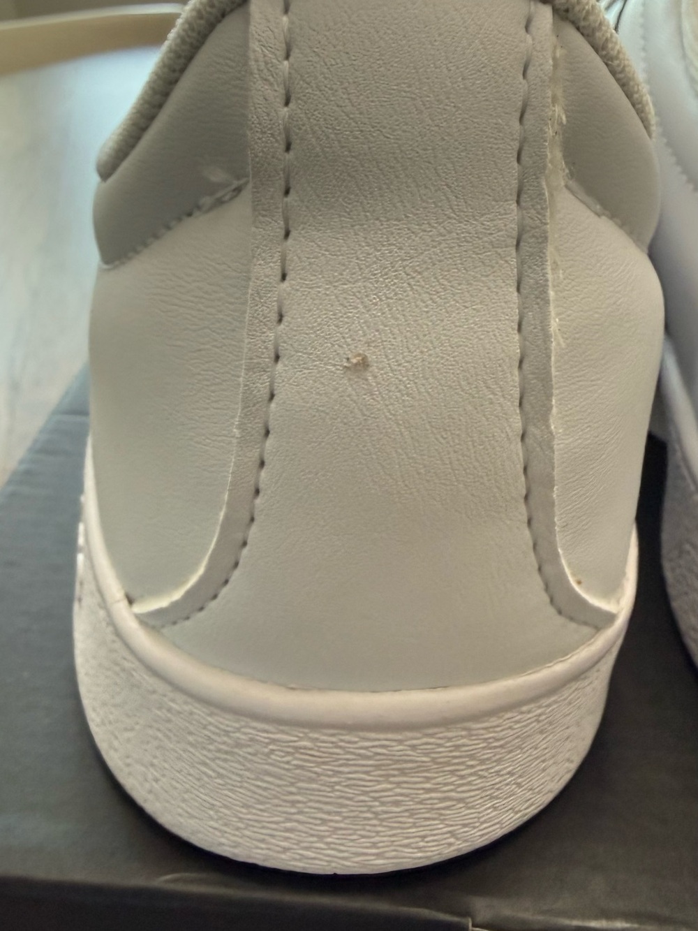 adidas VL Court Base Sneakers - Women's Size 9 - All White - NEW IN BOX - Picture 9 of 11
